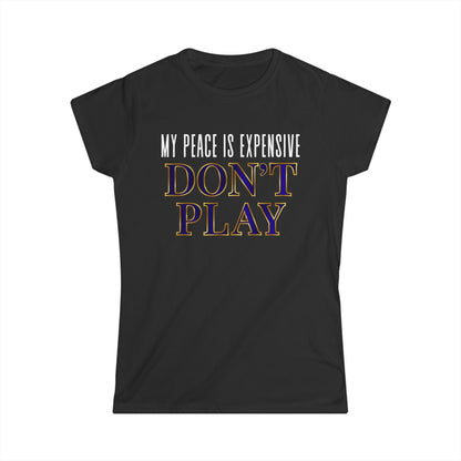 Women's Motivational T-Shirt, Fun Tee for Self-Care, Gift for Meditation Lovers, Casual Wear, Peaceful Vibes, Inspirational Apparel