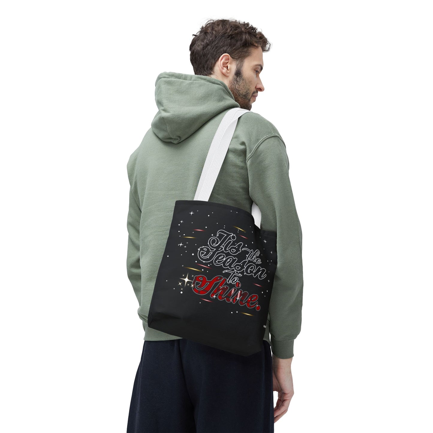 Holiday Tote Bag — 'Tis the Season to Shine Christmas Shopper Tote