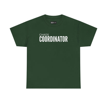 Chaos Coordinator Unisex Cotton Tee, Funny T-Shirt for Moms, Gift for Event Planners, Casual Wear, Birthday Present