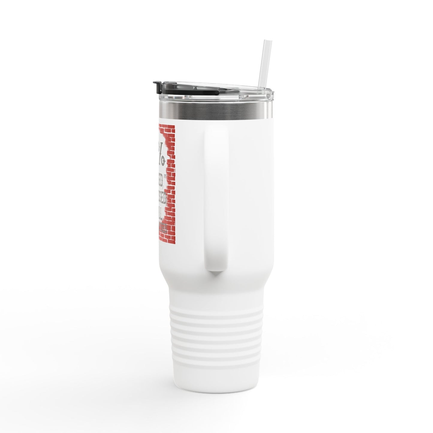 100% Blessed Insulated Travel Mug, 40oz - Perfect for On-the-Go Coffee Lovers, Gift for Friends, Durable Travel Cup, Unique Quote Mug, [...]