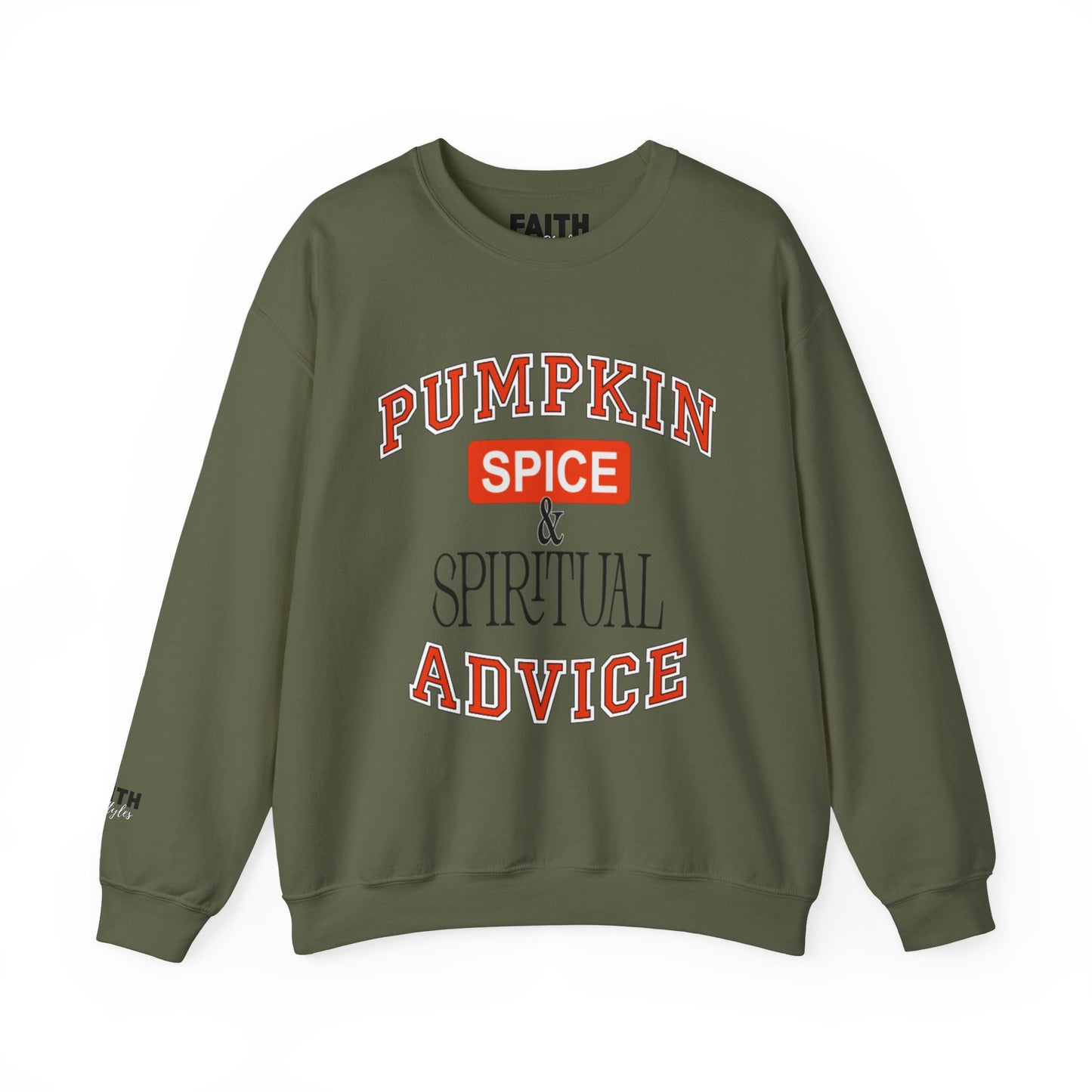 Cozy Pumpkin Spice Sweatshirt, Fall Sweatshirt, Spiritual Advice Crewneck, Autumn Fashion, Thanksgiving Gift, Unisex Sweater