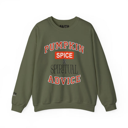 Cozy Pumpkin Spice Sweatshirt, Fall Sweatshirt, Spiritual Advice Crewneck, Autumn Fashion, Thanksgiving Gift, Unisex Sweater