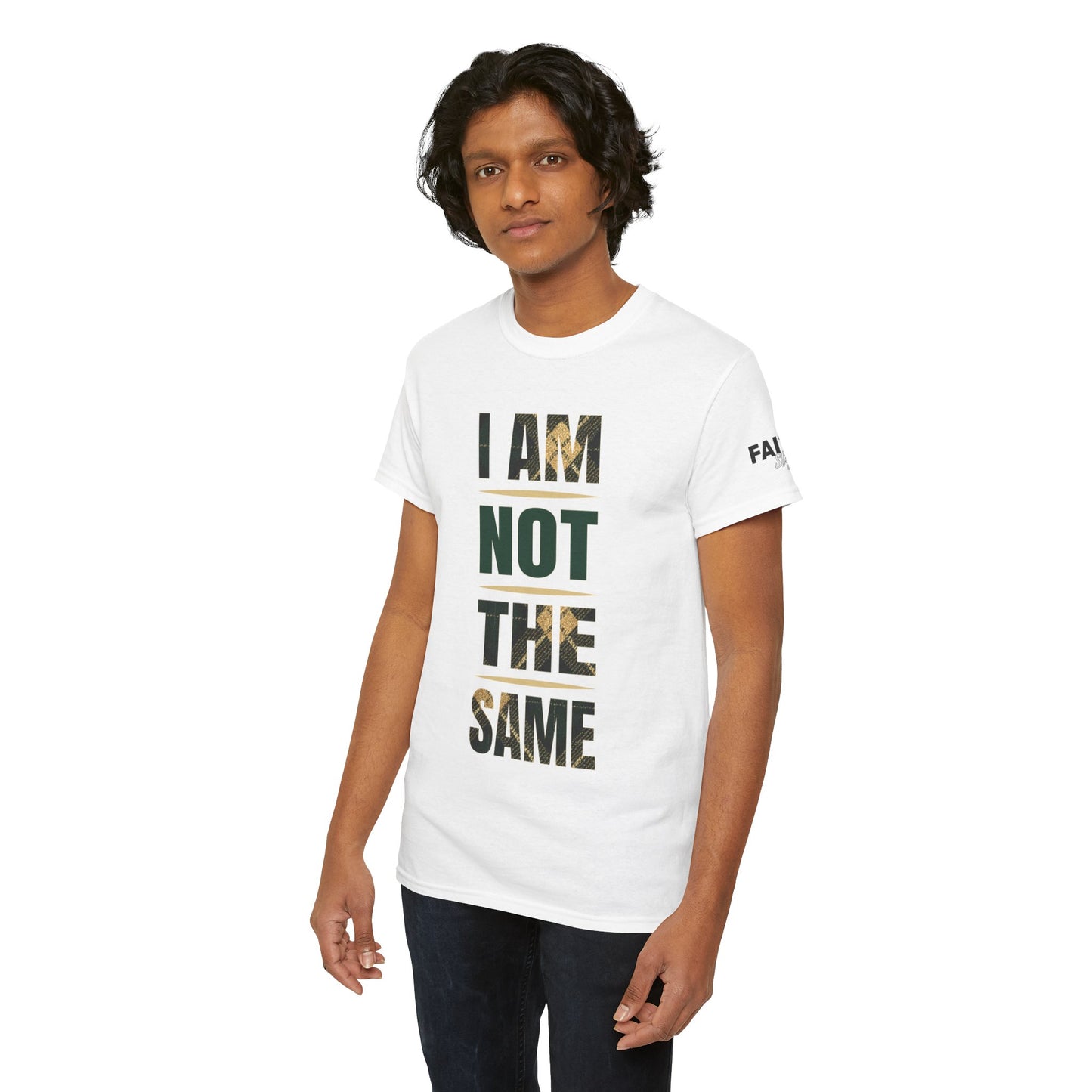 FaithStyles I Am Not The Same Tee — Inspirational Statement T-Shirt