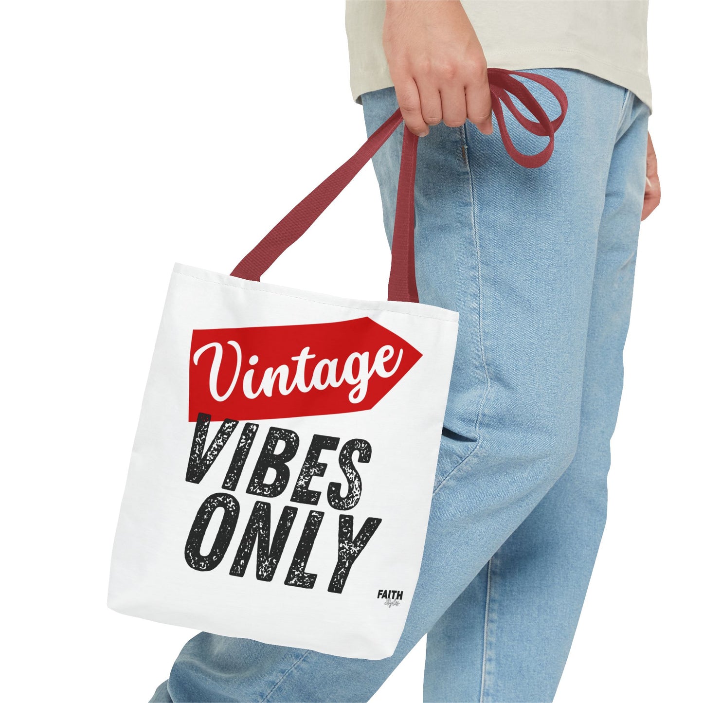FaithStyles Vintage Vibes Only Tote Bag