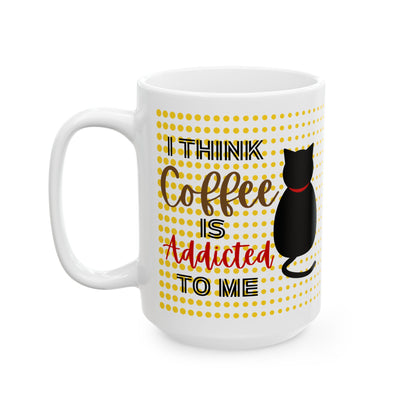 FaithStyles  Ceramic Mug – "Addicted" Green 11oz & 15oz