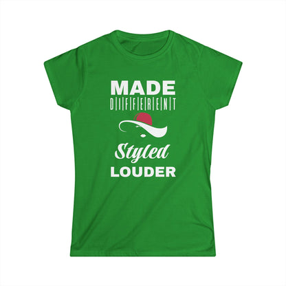 Women's Inspirational T-Shirt, Made Different Styled Louder, Casual Wear, Gift for Women, Empowerment Apparel, Motivational Tee