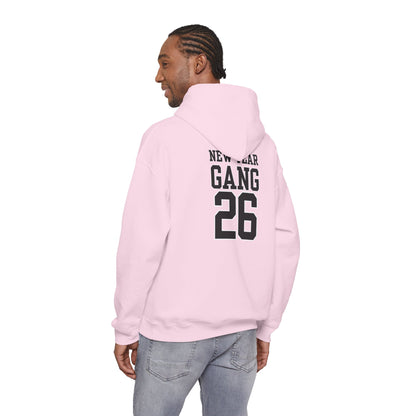 New Year Gang 26 Hoodie — Varsity Style Graphic Pullover
