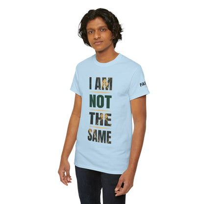 FaithStyles I Am Not The Same Tee — Inspirational Statement T-Shirt