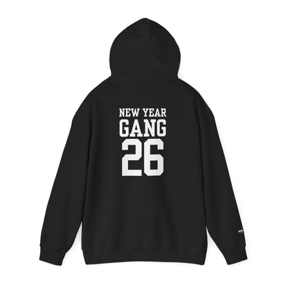 New Year Gang 26 Hoodie — Varsity Style Graphic Pullover
