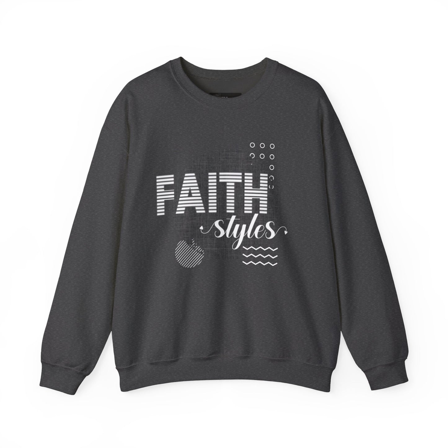 Faith Styles Unisex Heavy Blend™ Crewneck Sweatshirt - Cozy Spiritual Apparel for Everyday Wear, Gift for Friends, Comfort