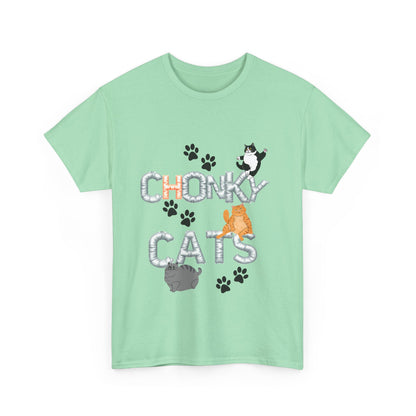 Chonk Cats Unisex Tee - Funny Pet Lovers Shirt, Cat Lover Gift, Humor Tee, Cute Animal Apparel, Gifts for Cat Owners