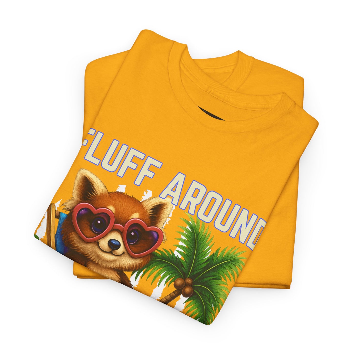 Tropical Cat Tee: Fluff Around and Find Out, Cute Graphic Shirt, Summer Outfit, Unisex Casual Wear, Gift for Animal Lovers