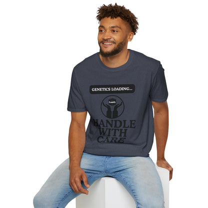 Genetics Loading T-Shirt, Funny Genetics Tee, Gift for Science Lovers, Unisex Humor Shirt, Casual Wear for Every Occasion