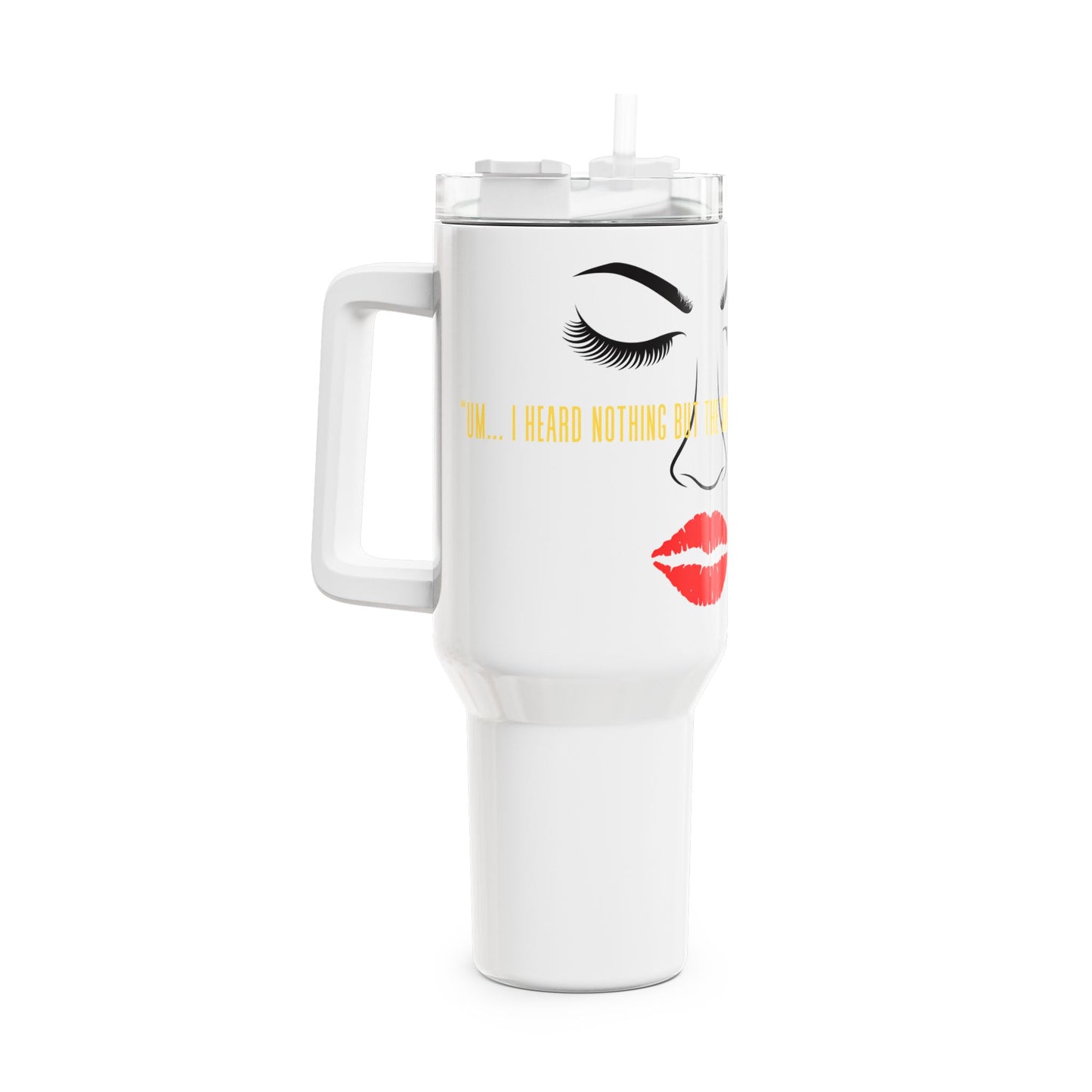 Chic 40oz Tumbler, Stylish Drink Container, Perfect for Gifts, Travel Companion, Summer Essentials, Sassy Quote Inspired