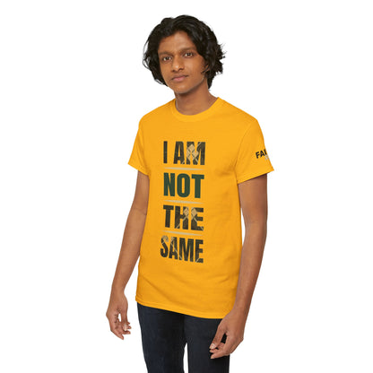 FaithStyles I Am Not The Same Tee — Inspirational Statement T-Shirt