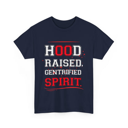Hood Raised Spirit Unisex Heavy Cotton Tee - Empowering Streetwear