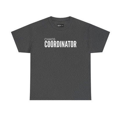 Chaos Coordinator Unisex Cotton Tee, Funny T-Shirt for Moms, Gift for Event Planners, Casual Wear, Birthday Present