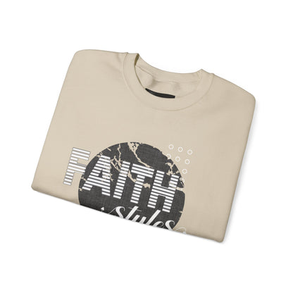 Faith Styles Unisex Heavy Blend™ Crewneck Sweatshirt - Cozy Spiritual Apparel for Everyday Wear, Gift for Friends, Comfort