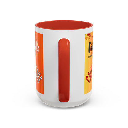 FaithFuel Caffeine & Jesus Mug - Fall Coffee Cup, Inspirational Gift, Autumn Decor, Home Office Supplies, Religious Mug